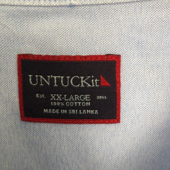 UNTUCKit Men's Long Sleeve Button Shirt XL - Picture 3 of 3